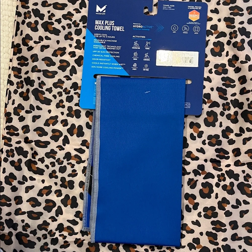 Mission Max Plus Cooling Towel Blue